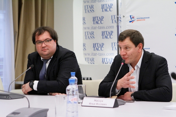 Максут Шадаев, Илья Массух. Фото ТАСС-Телеком/ Яна Плехова