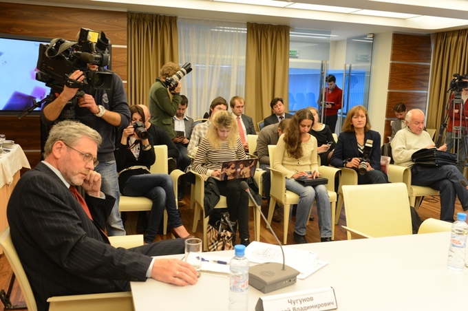 Заседание экспертного клуба Фонда информационной демократии. Фото ИТАР-ТАСС/ Юрий Машков