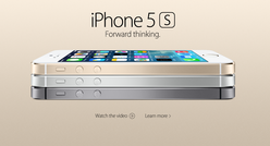 Скриншот официального сайта Apple